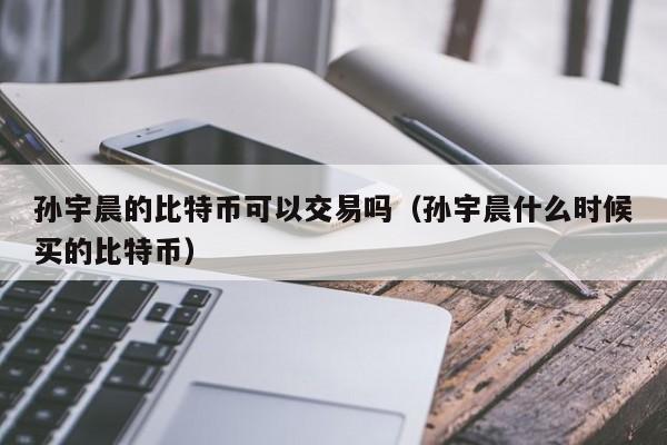 孙宇晨的比特币可以交易吗(孙宇晨什么时候买的比特币)
